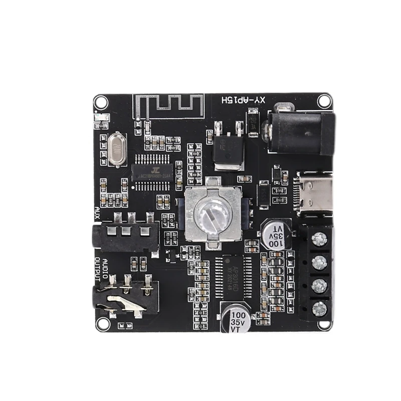 XY-AP15H Placa Amplificadora Digital, Estéreo Bluetooth, 24V, 20W