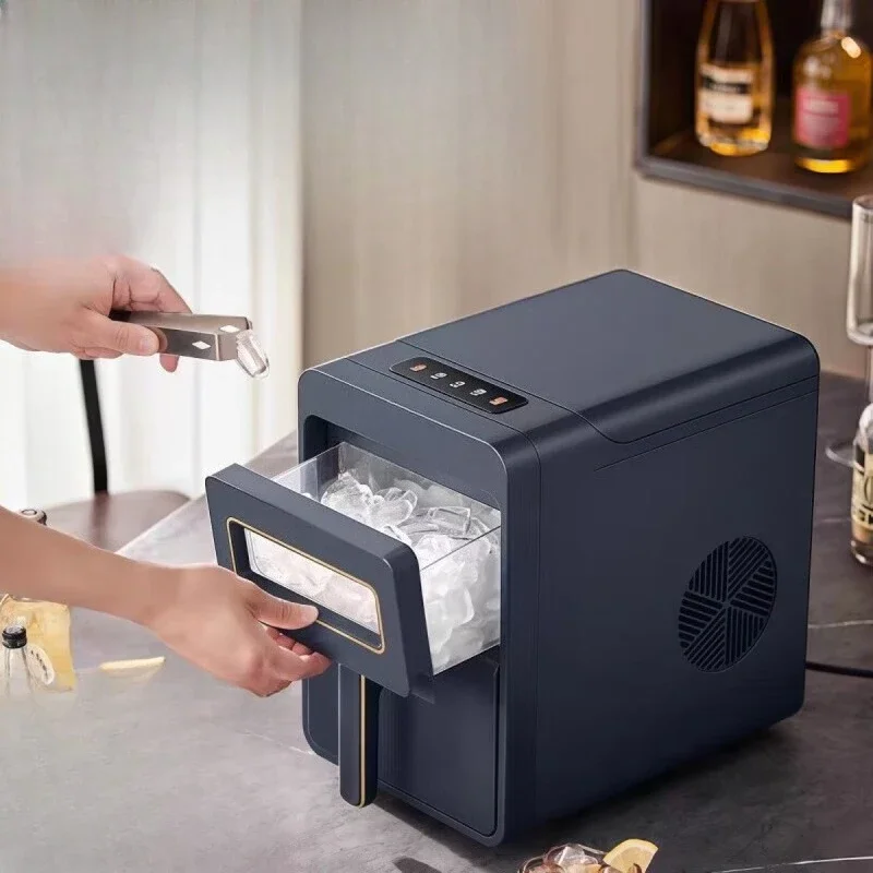 Fully automatic split ice machine, outdoor office home dormitory ice making artifact one-click start ice making