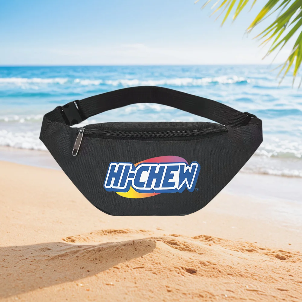 

HI-CHEW Logo Candy Brand Waist Backpack Crossbody Chest Bag Street Casual Sporty Fashionable Simple Unique Printed Design