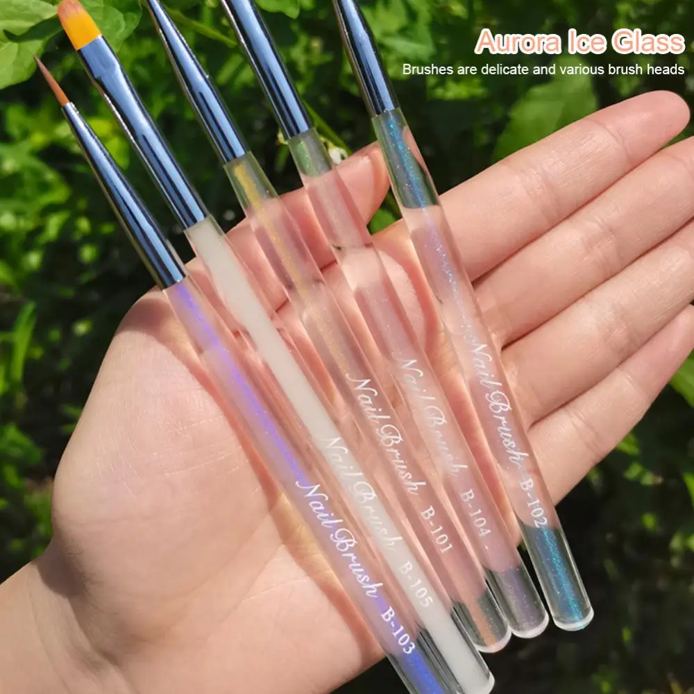 Uv Gel Brushes Nail Art Brushes Nail Accessories Manicure Tool Line Stripes Drawing Pen Nail Gel Polish Painting Pen