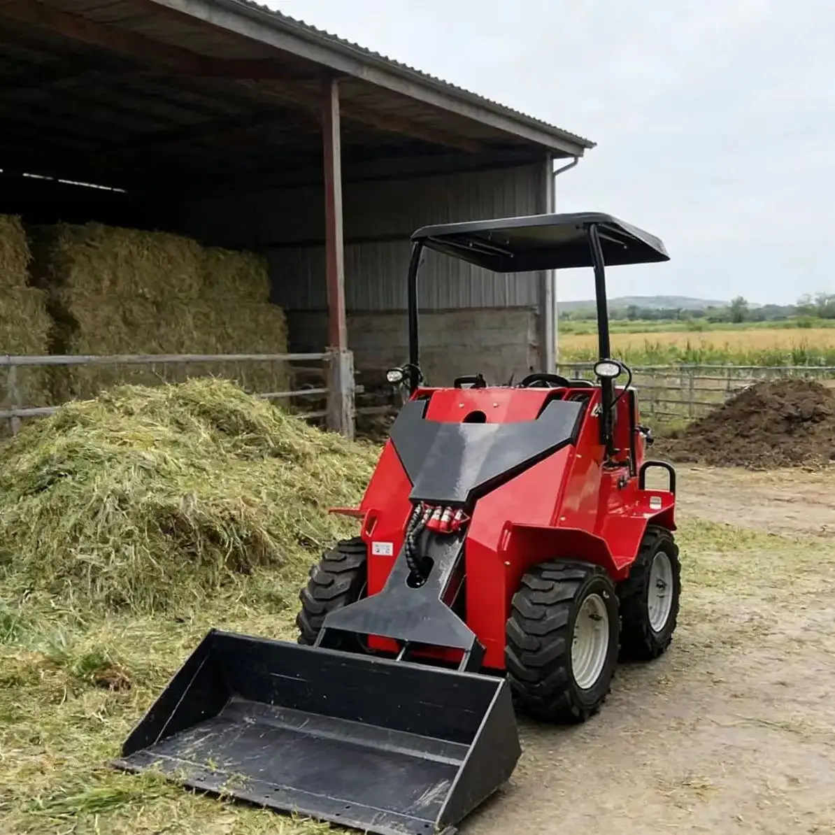 

Customized Super Durable Skid Steer Loader Manganese Steel Bucket Reinforced Chassis 10Y Life Mining Imported Parts