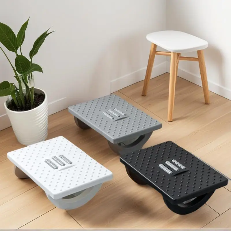 Portability Foot Rest Under Desk Footrest Ergonomic Foot Stool With Massage Rollers Foot Rest For Home Office