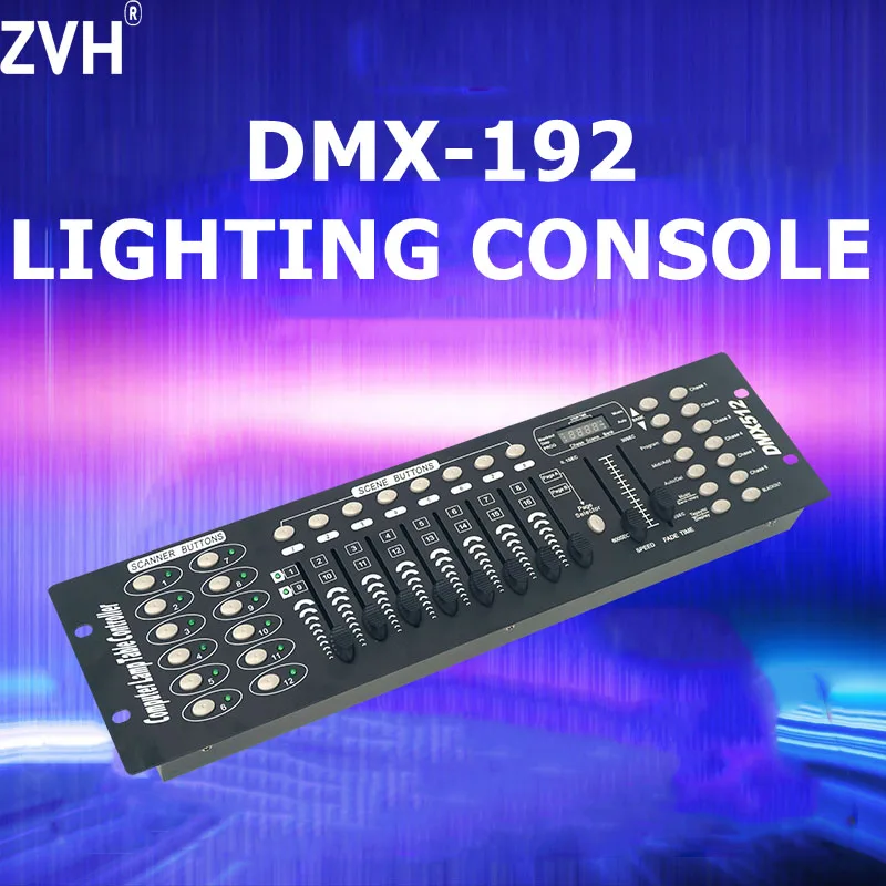 Hot Sale 192 Channel DMX Console Stage Lighting Controller DMX512 Control Disco Wedding for DJ Party Beam Wash Moving Head Light