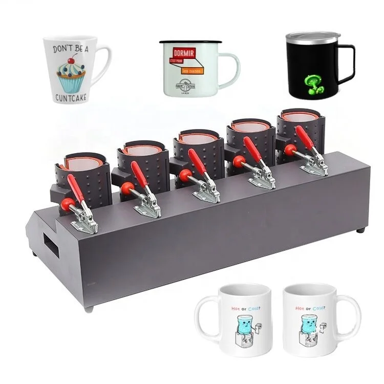 New Semi-Automatic Mug Heat Press Machine for Sublimation Transfer 110V/220V 11oz Mugs Easy to Operate for Home & Small Business