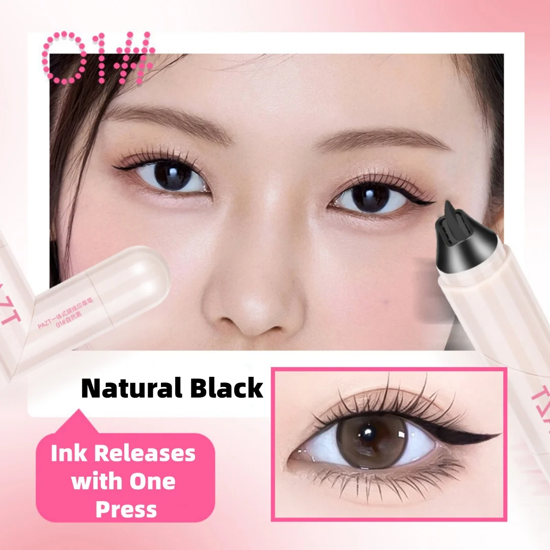 قلم ختم تحديد العيون 283--2 في 1 - خالٍ من الحبر، مقاوم للماء، مقاوم للتلطخ وسريع الجفاف #4