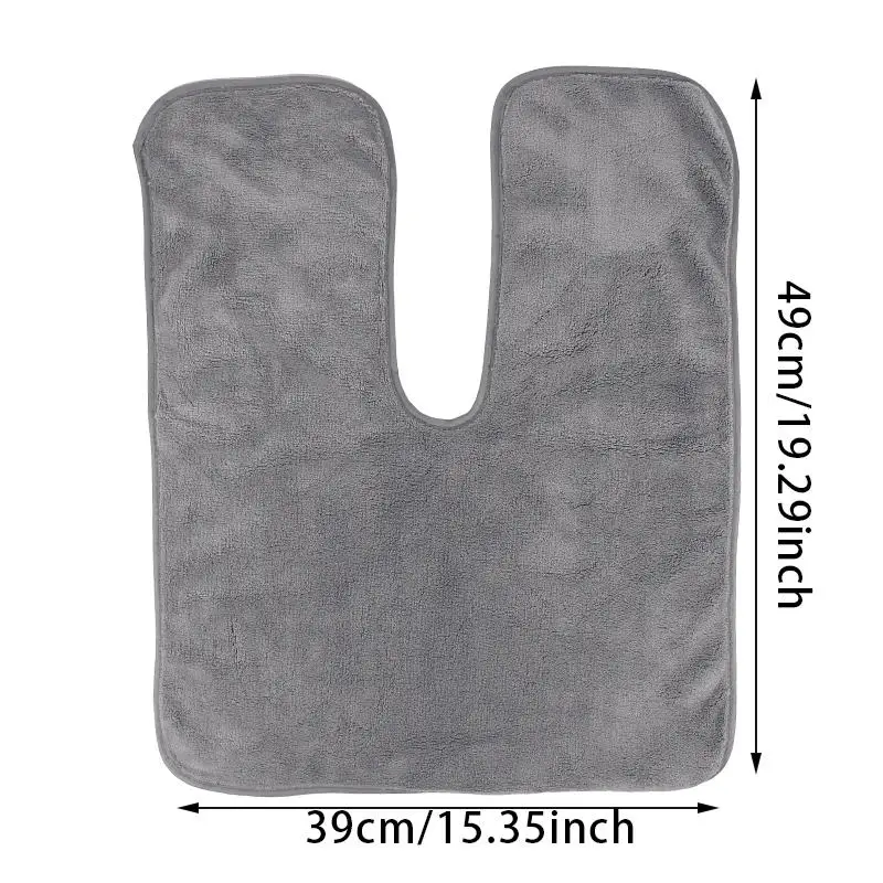 Toalha de Massagem para Salão de Beleza, Toalha Facial de Microfibra SPA, Toalhas em Forma de U para Esteticistas, Ferramentas de Cuidados com a Pele