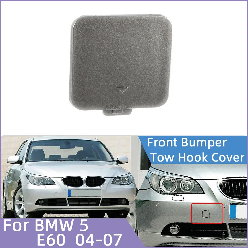 

Car Front Bumper Towing Hauling Hook Eye Cover Cap For BMW 5 Series E60 525i 528i 530i 535i 545i 2004 2005 2006 2007 51117111787