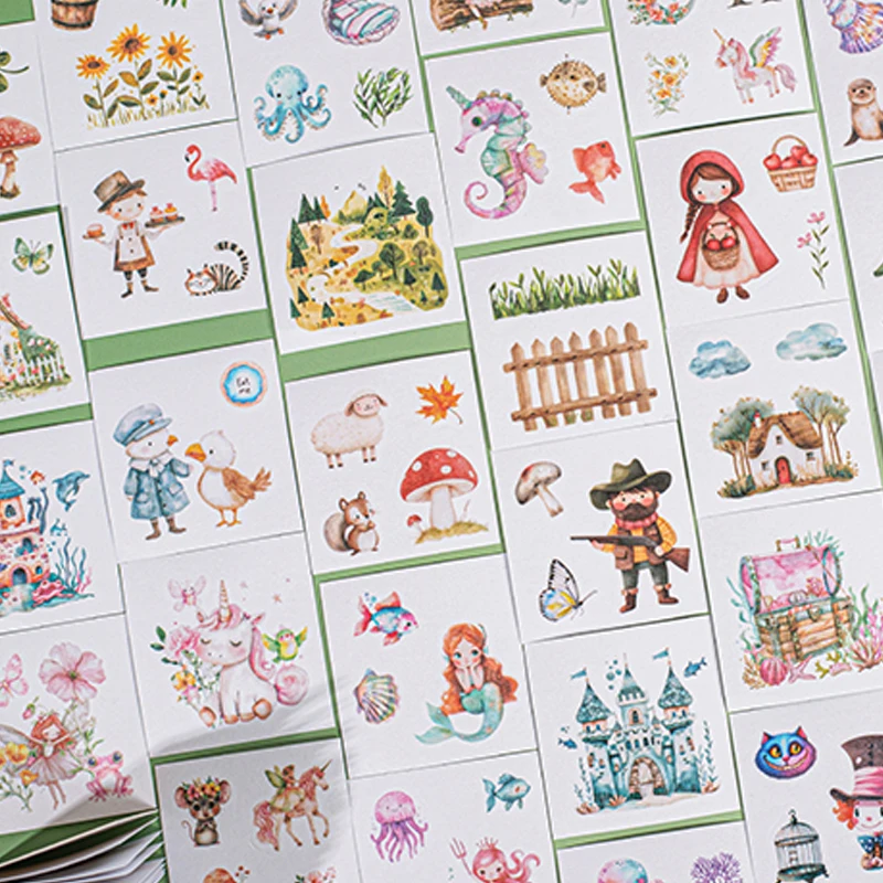 

Mr Paper,160sheets/bag The Starlight Fairy Tales series of fairy tale themed mini sticker books stationery stickers kawaii