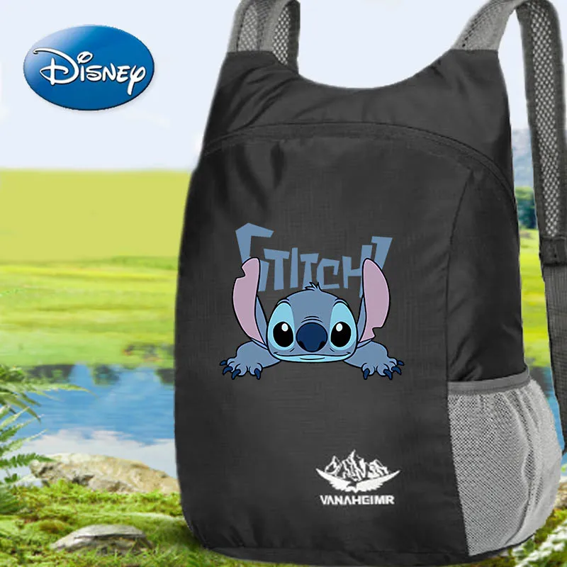 Disney Lilo &Stitch Unisex Portable Backpack Lightweight Storage Travel Bag Outdoor Sports Cycling  Backpack Folding Backpacks