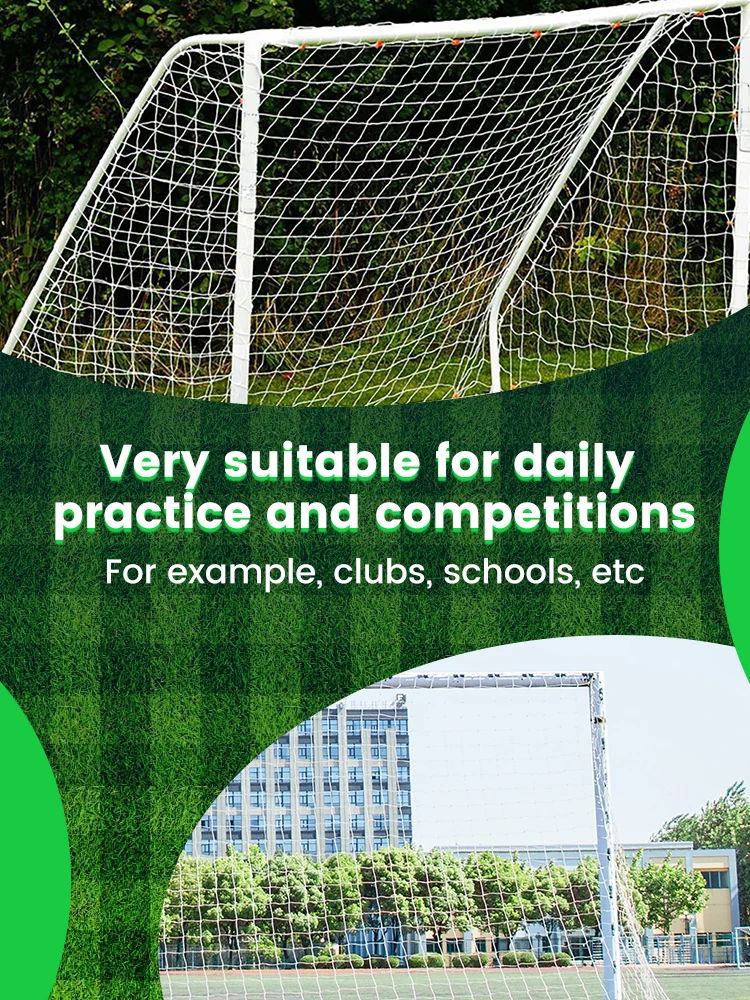 1.8/3.6M Football Goal Net Foldable Portable Soccer Goal Post Football Training Accessories for Club School Football Match