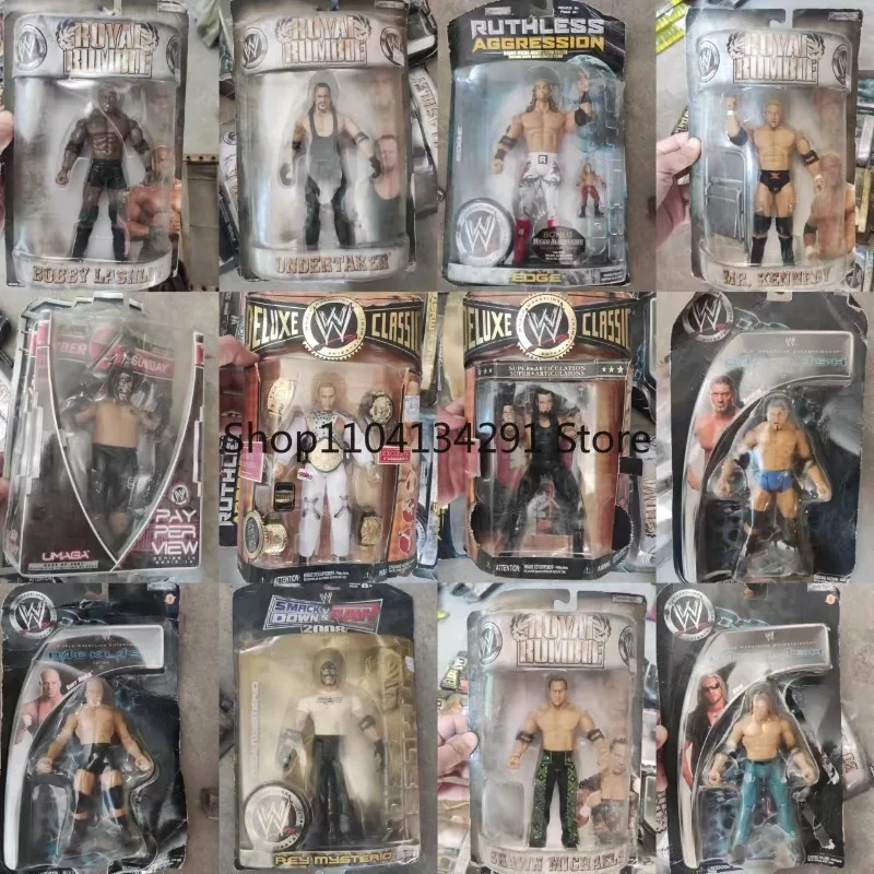 Original JAKKS 6-inch and 7-inch  Pro Wrestler Articulated Action Figure Collectible Model Toy Figurine Display Piece
