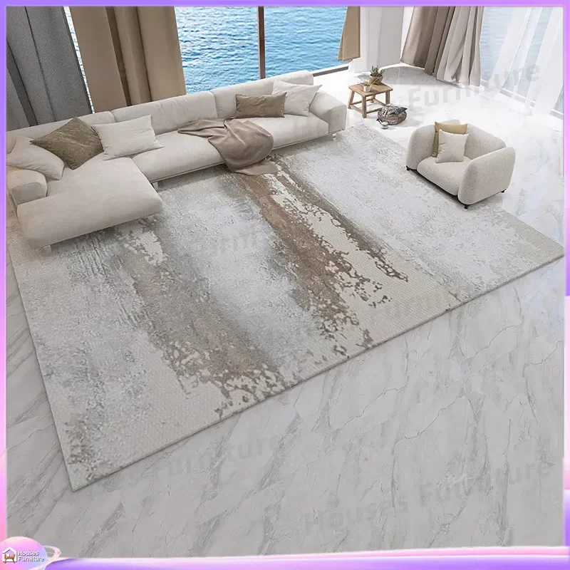 Carpet Living Room Italian Waterproof Leave-in Wipe Modern Simple Premium Light Luxury Coffee Table Blanket Bedside Blanket