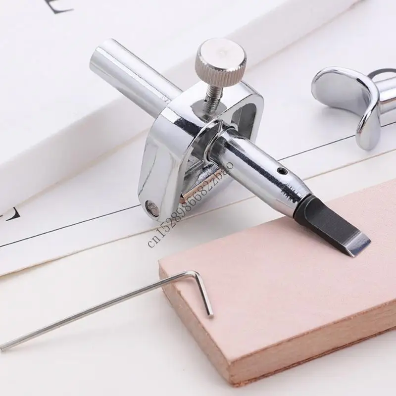 H7EA Professional Rotating Blade Sharpener Adjustable Guide Leathercraft Tool