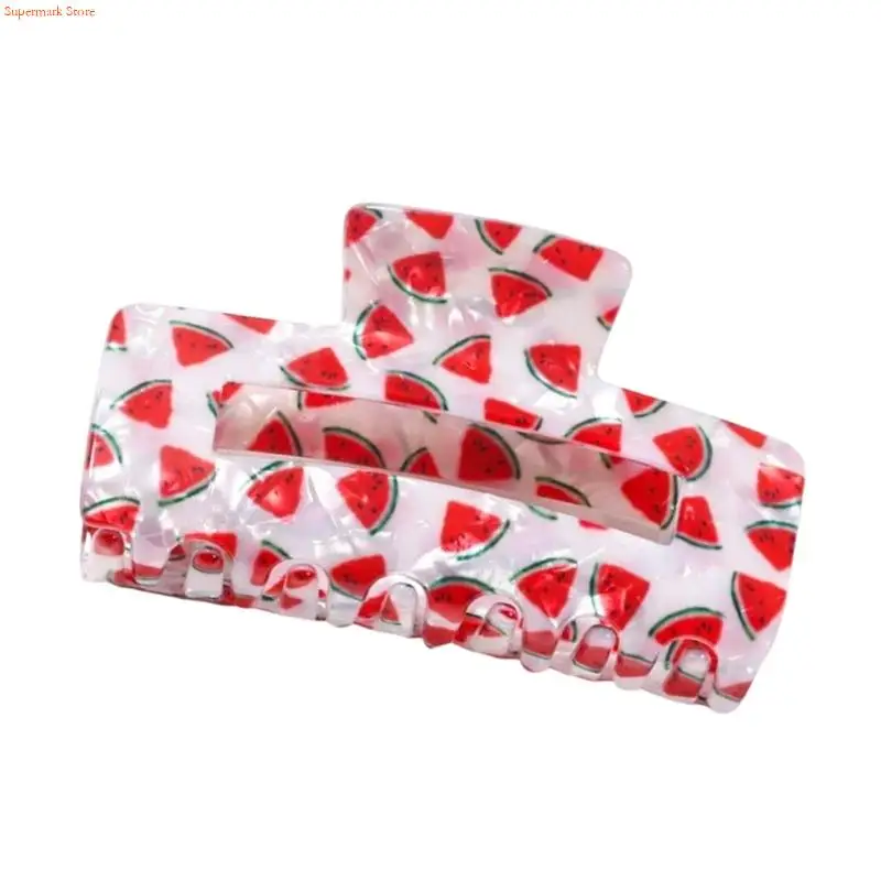 Q5WE Lemon Hair Claw Clamps odporny na poślizg PRZEWODNIK DO KOBIET DZIEWCZYNY Sezonowe zużycie imprezowe