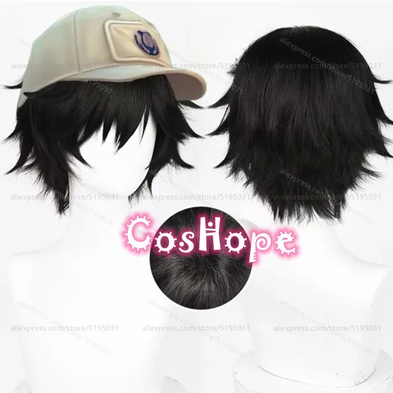 

IDV Mercenary Naib Subedar Косплей Парик 30 см Короткий Черный Парик Косплей Аниме Косплей Термостойкие Синтетические Парики