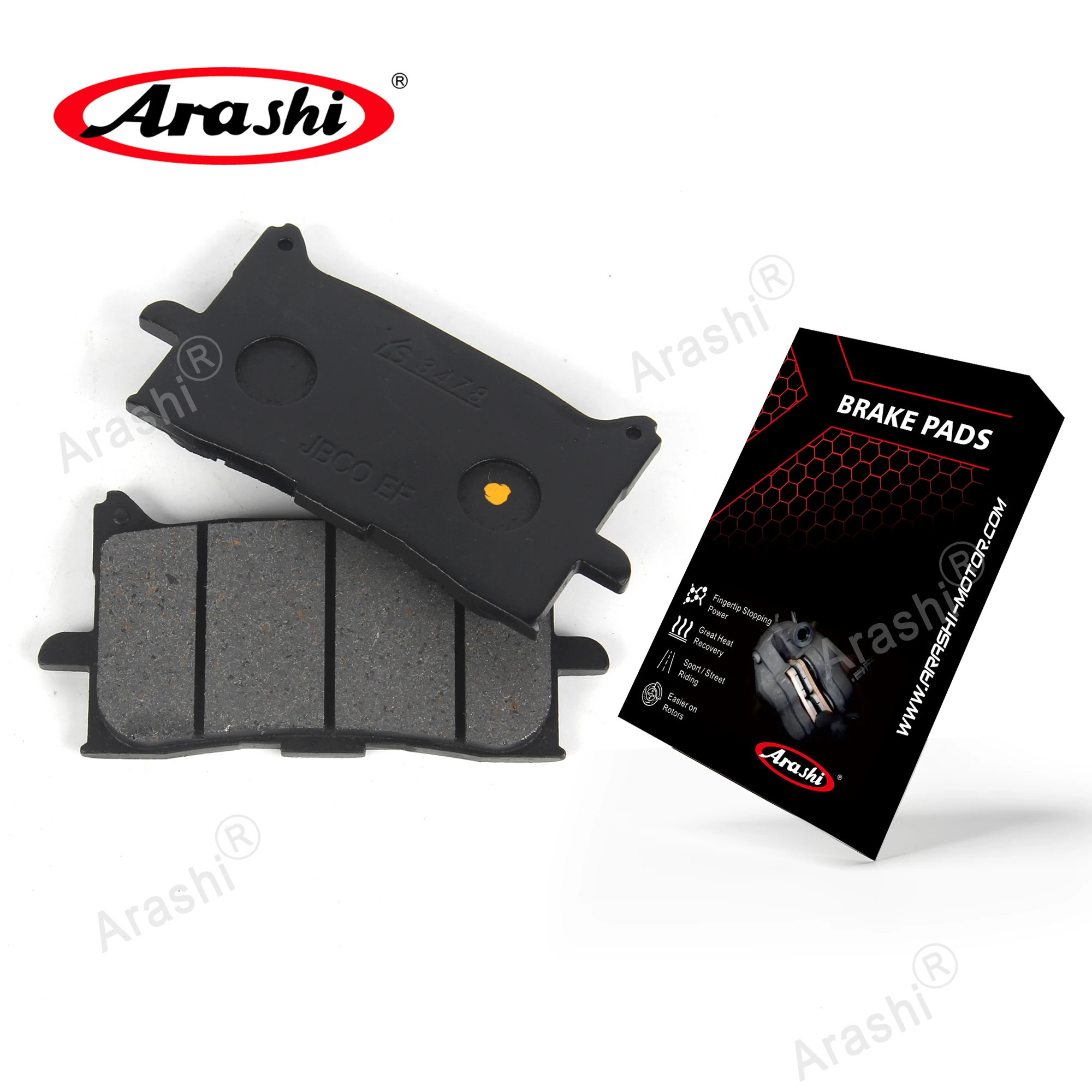 Arashi Organic Front Rear Brake Pads For HONDA NSS 750 Forza 2021-2024 / X-ADV 750 DCT 2017-2022 / NT1100 DCT 2022-2024