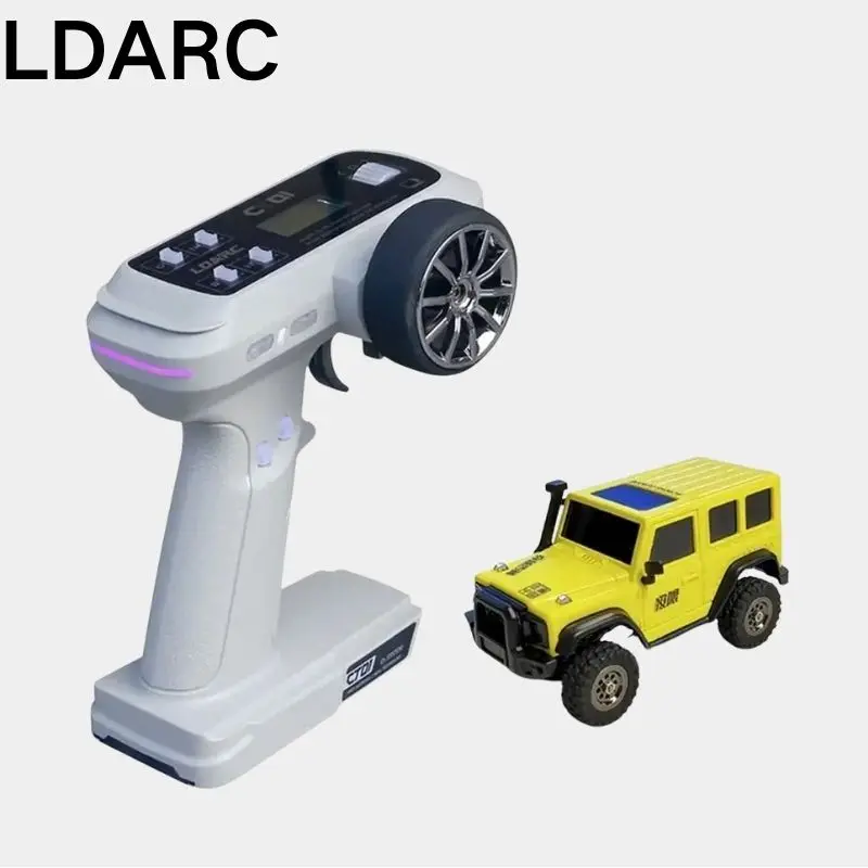 LDARC X43 1/43 4WD Crawler RC Car RTR BNR Mini Off Road Toy for Desktop Adventure Outdoor Exploration Kids Adults