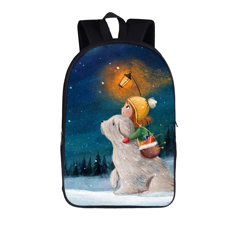 Classic Colorful Galaxy Space Cat Dog Animal Notebook Backpacks pupil School Bags 3D Print Oxford Waterproof Laptop Backpacks