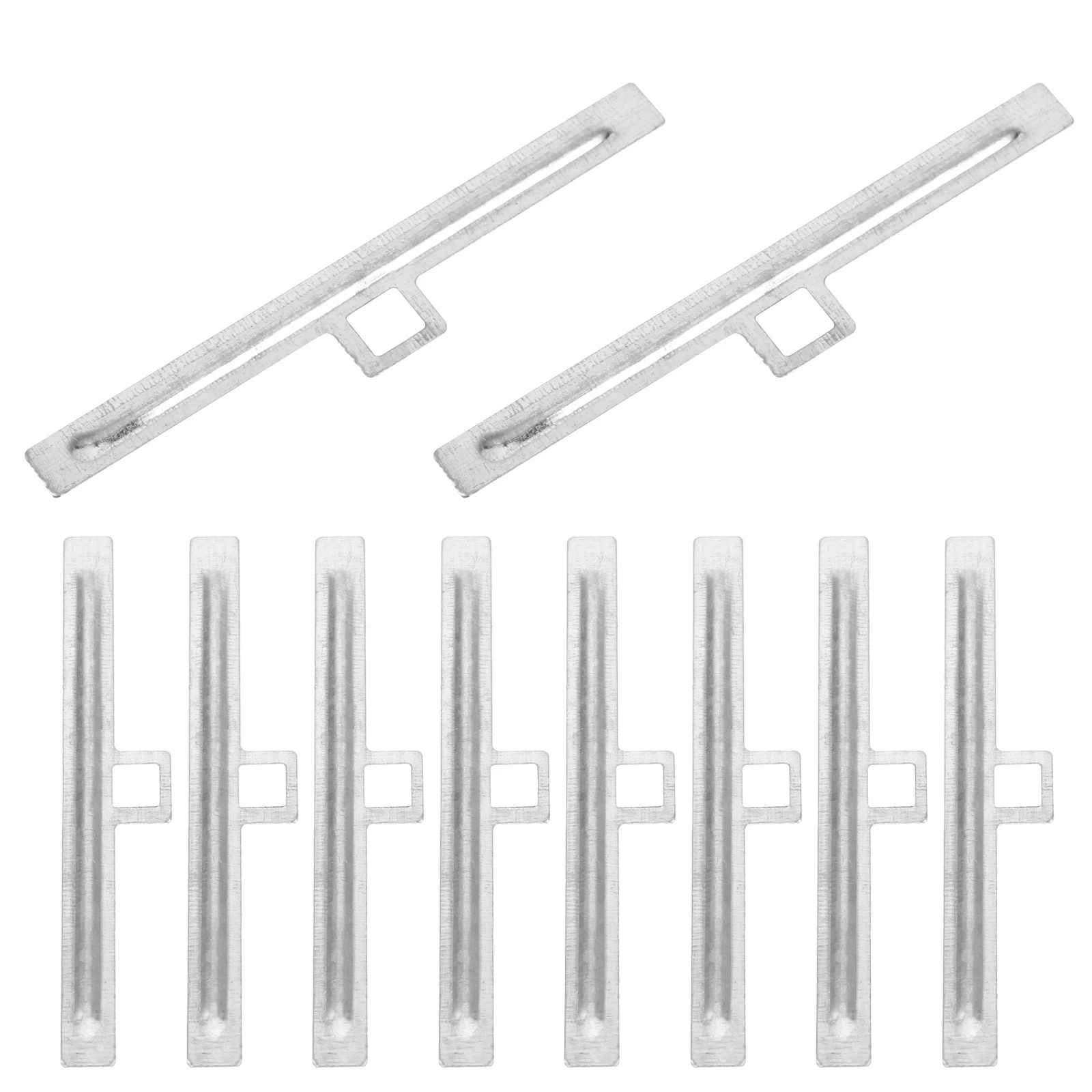 

10pcs Vertical Blind Repair Tabs Metal Hangers Replacement Slats Easy Install Home Office Hotel Window Blinds Fixer