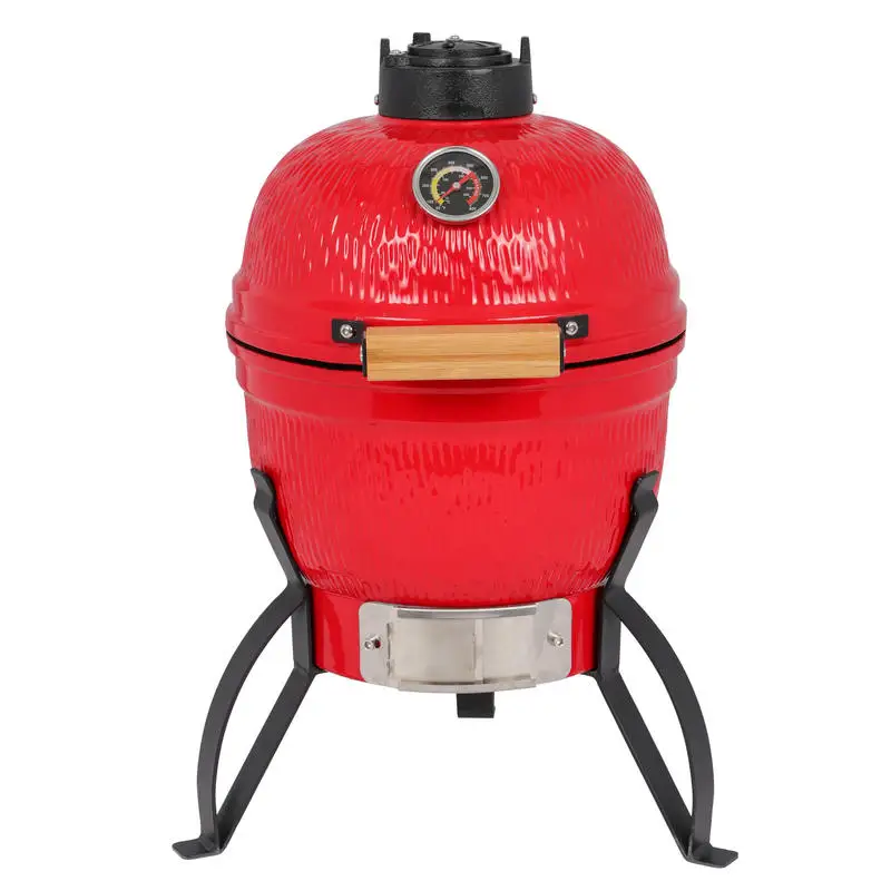 

Orange Ceramic 13-inch Round Charcoal Grill N001