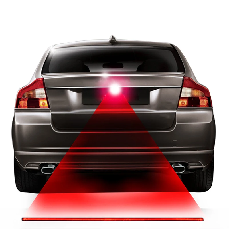 Cool Anti-Collision Car Auto LED Laser Fog Light Vehicle Anti-Collision Taillight Brake Warning Lamp