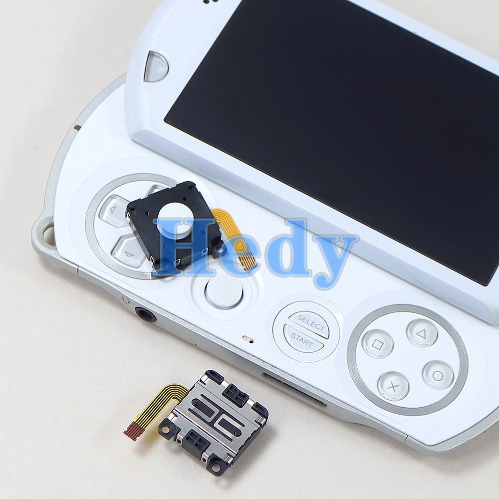 1 قطعة الأصلي الجديد لوحدة تحكم PSP Go PSPGO ثلاثية الأبعاد عصا التحكم التناظرية زر استبدال الأبيض