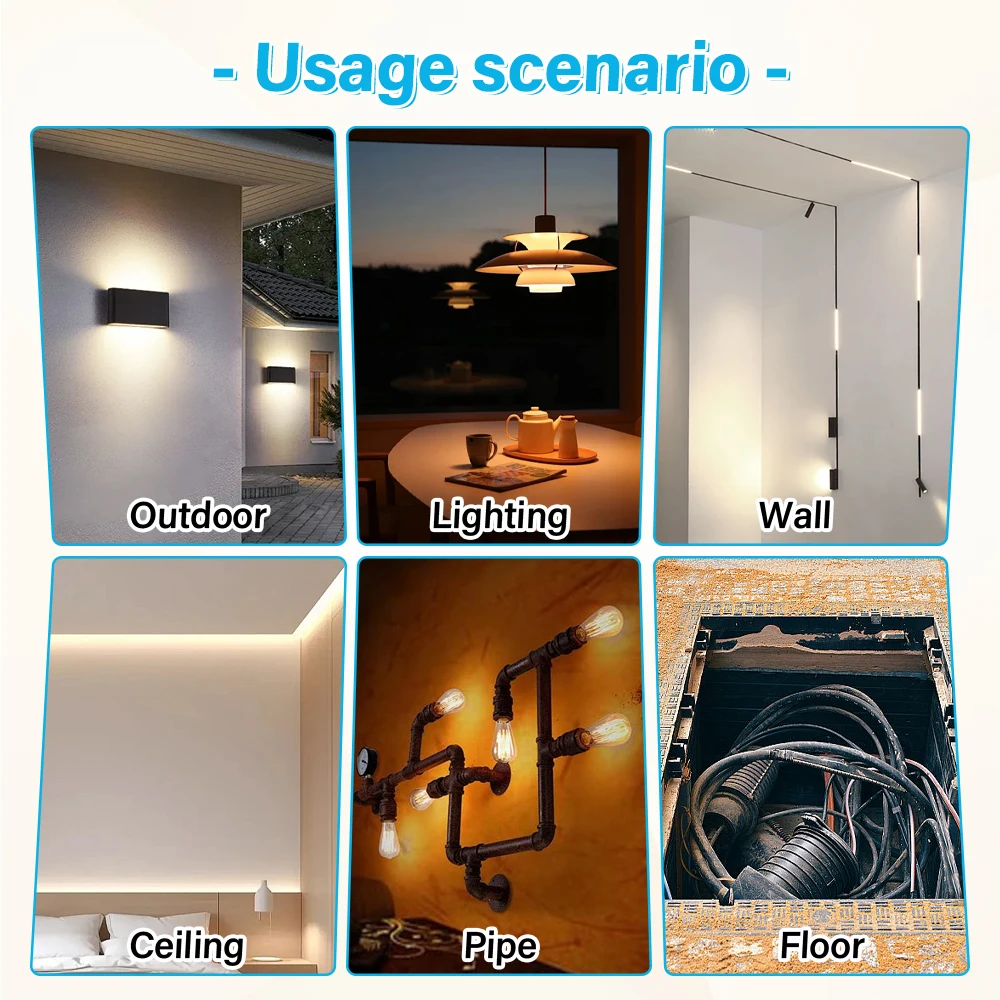 Extractor de Cable de fibra de vidrio, 10 Uds., Dia.4mm, 33/45cm, Kit de Cable de carrera, varillas de instalación de pared de Cable eléctrico, herramienta de cableado