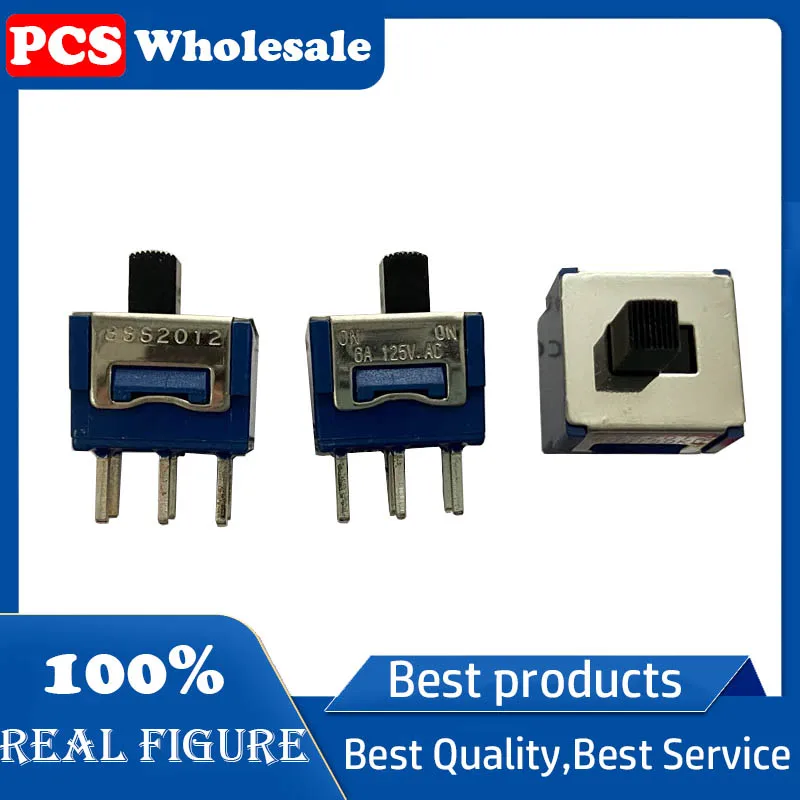 Original 8SS2012-Z toggle switch 6-pin 2-position ON-ON power sliding push switch 6A125V