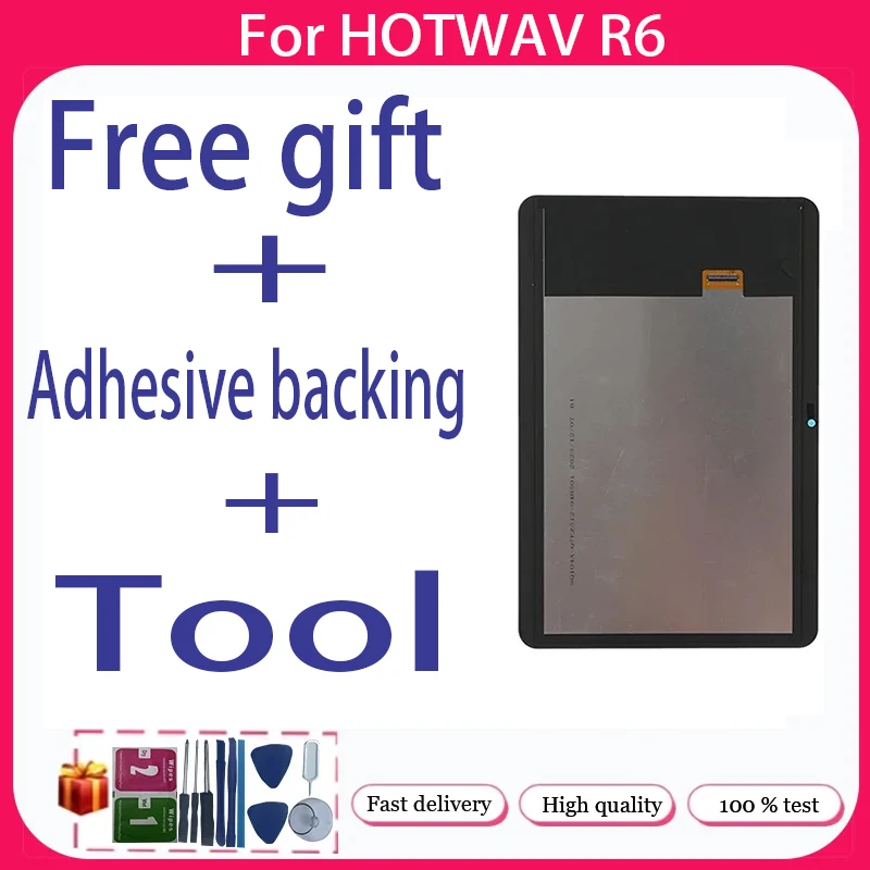 For HOTWAV R6+ LCD Display + Touch Screen+Free adhesive backing+Tool