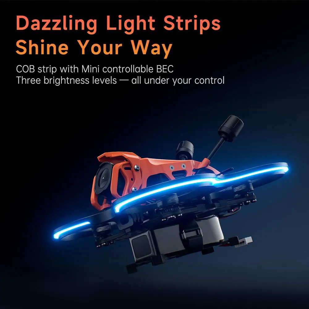 GEPRC DarkStar22 O4 Pro CineWhoop Quadricottero a Bassa Latenza PNP Ricevitore ELRS 2.4G Drone Freestyle TAKER F405 20A ELRS2.4 2-4S AIO