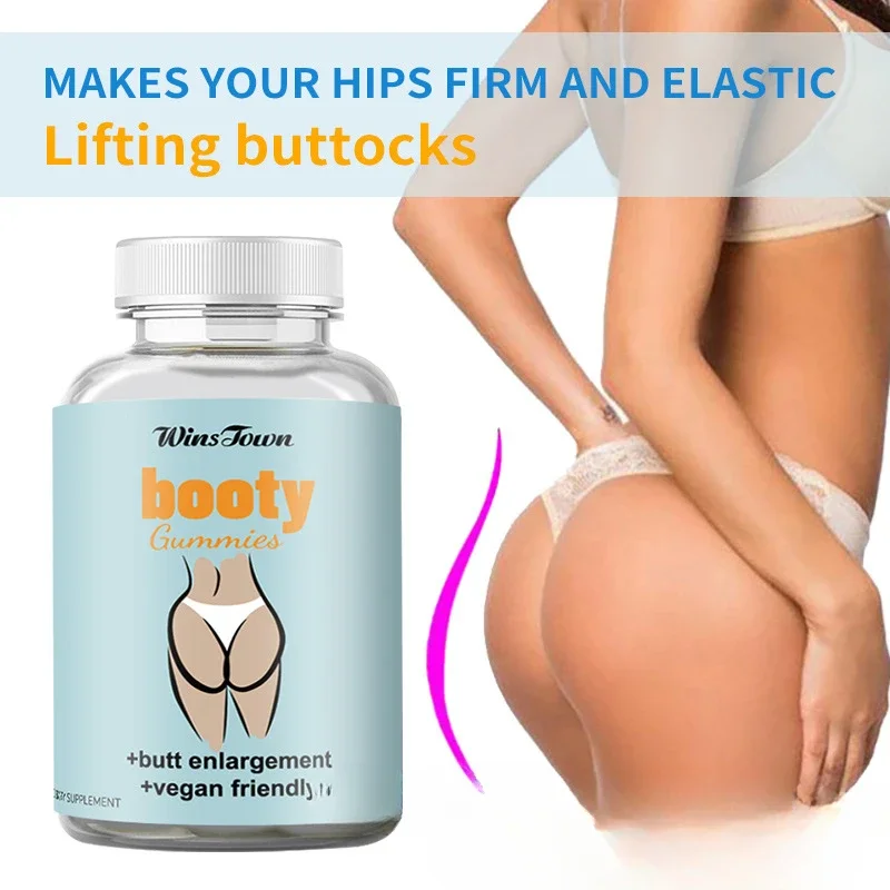 

60 Gummies Booty Gummies Smooth Beautiful Hip Tight Line Gummies Smooth And Beautiful Hip Lifting Elasticity Tight Line