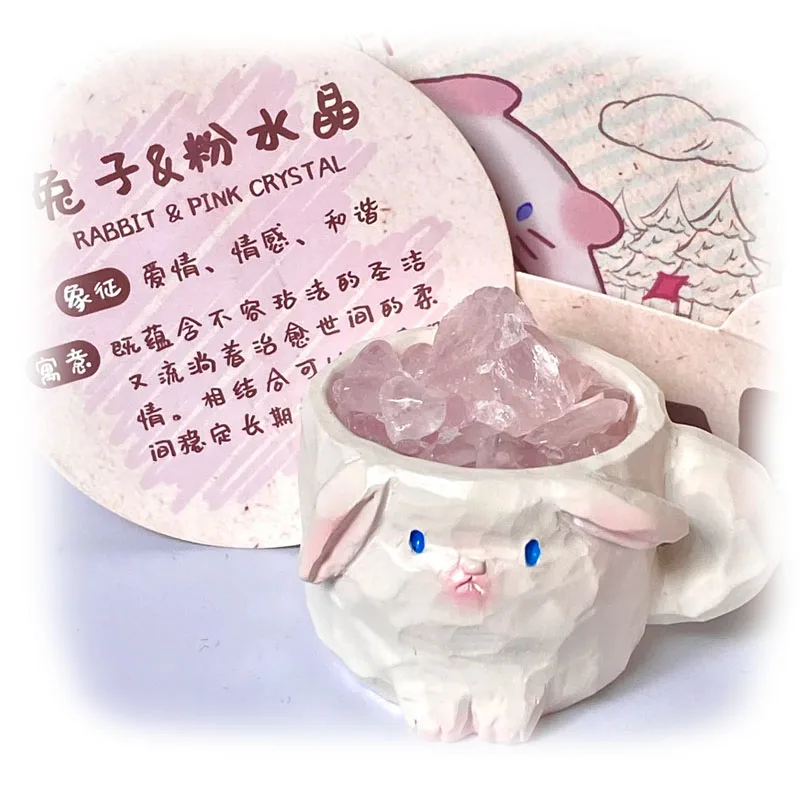 

Crystal Animal Blind Box - Cute Resin Figurines for Desktop Decor, Unique Collectible Toy & Creative Gift for All Ages.