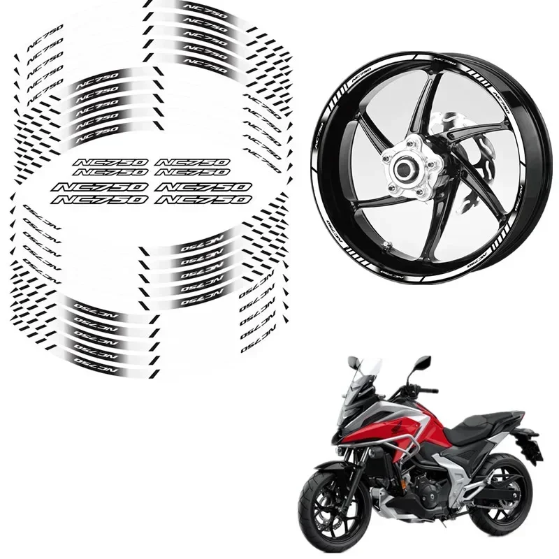 FOR HONDA NC750 NC750S NC750N NC750X Motorcycle Parts Contour Wheel Decoration Decal Sticker - A