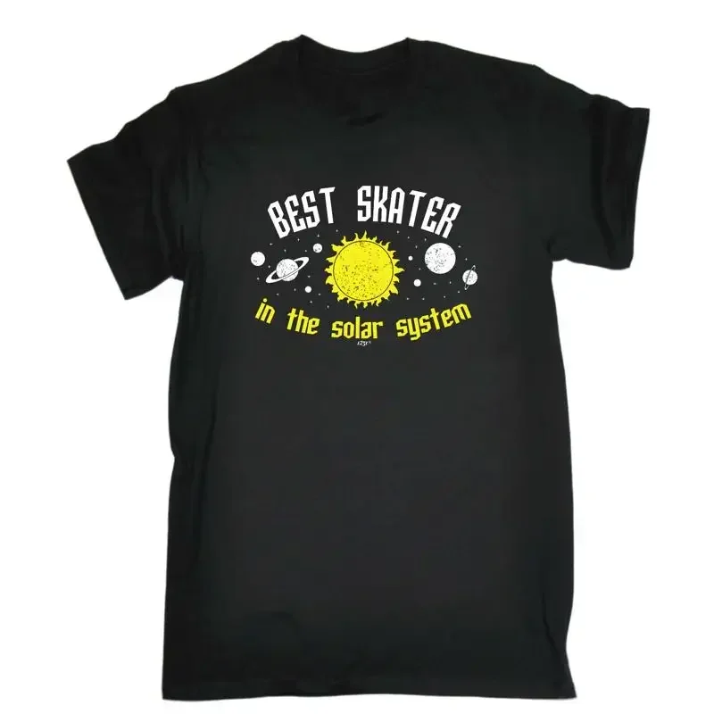 Best Skater Solar System Mens Funny Novelty Top T Shirt