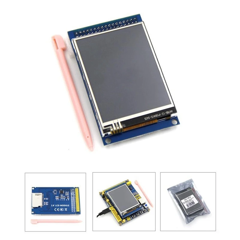 2.8 Inch TFT LCD ILI9341 Touch Screen Module Parts Kits 240X320 Resolution Supporting 16BIT RGB 65K Color Display With Touch Pen