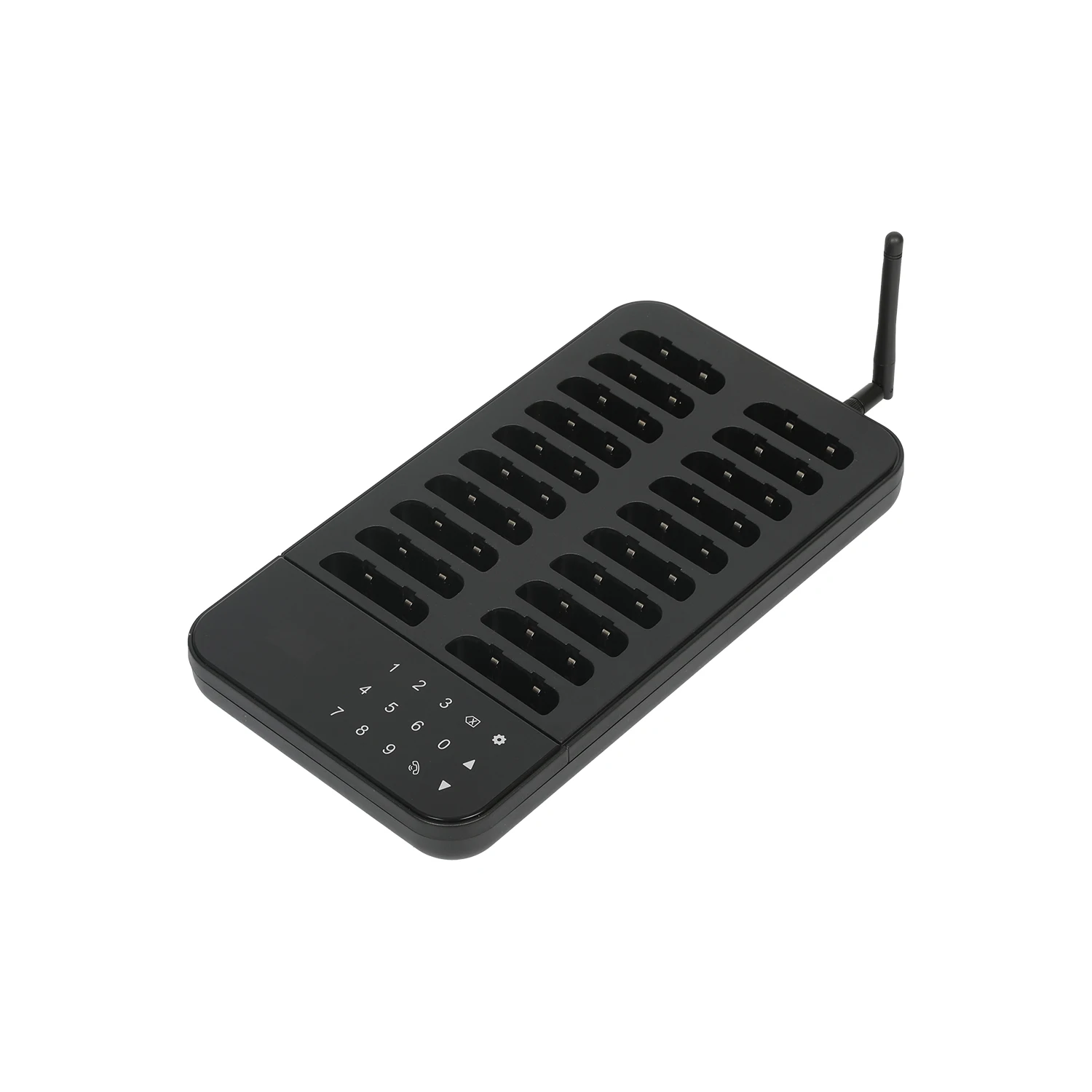 Long Range Restaurant Customer Paging System Multiple 20Pager Support Queue Number Calling Buzzer for Fast Food Chain Snack Bar