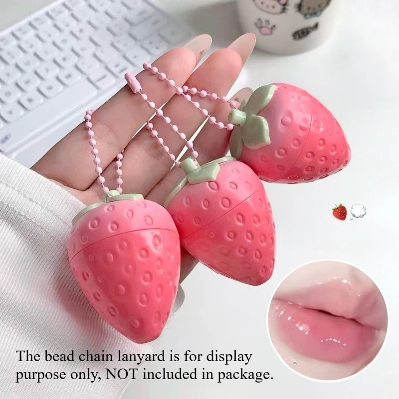 Strawberry Bobo Lip Mask, Hydrating Nourishing Lip Balm, Help Improve Chapped Lips, Dry Skin & Fine Lip Lines