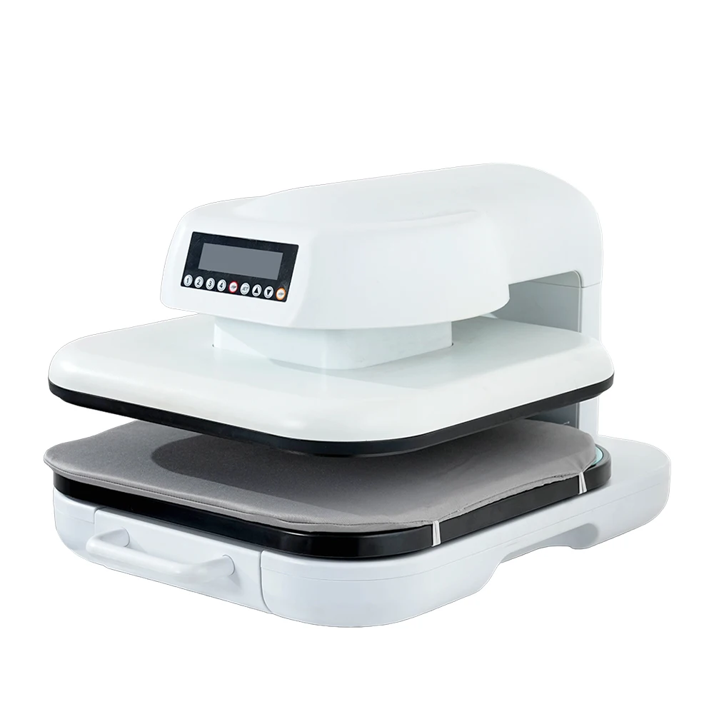 Factory Direct Sale 15x15 Auto Heat Press Logo Print For Clothing Automatic Heat Press