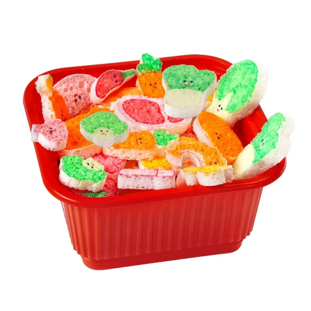 Multicolor DIY Painting Kitchen Toys Plaything Funny Design Swelling Food Toys Cartoon Kids Safe Pretend Play Playset