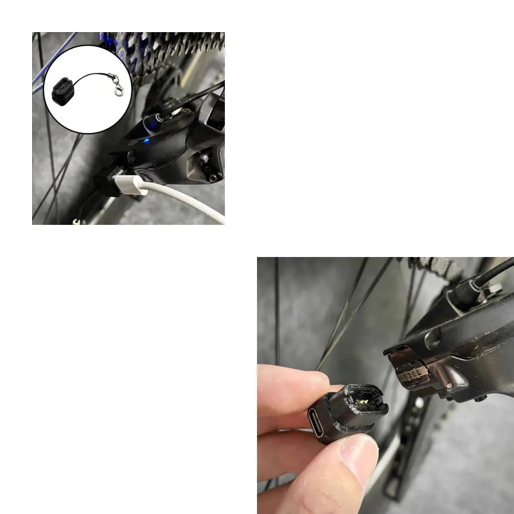 Replacement Charging Converters for Di2 12s E Bike Shifters Featuring On Mechanism and Antiloss Straps