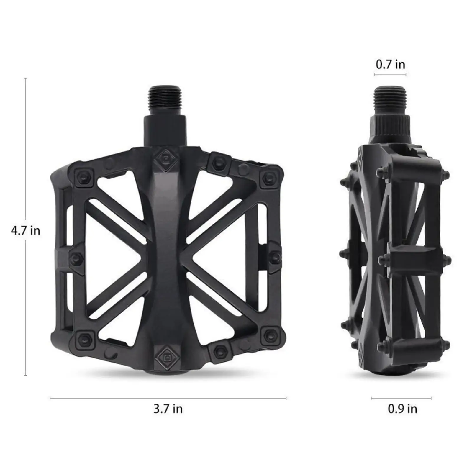 دواسات الدراجة المسطحة الطريق MTB 9/16 بوصة أجزاء إصلاح دواسة منصة دري DH