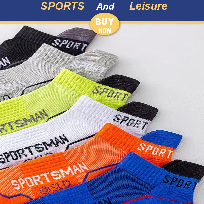 10 Paar hochwertige Socken Herren Sommer Mann kurze Socken atmungsaktive Söckchen Baumwolle Sportsocken schwarz dünn geschnittene Run Herrensocken – Detail 5