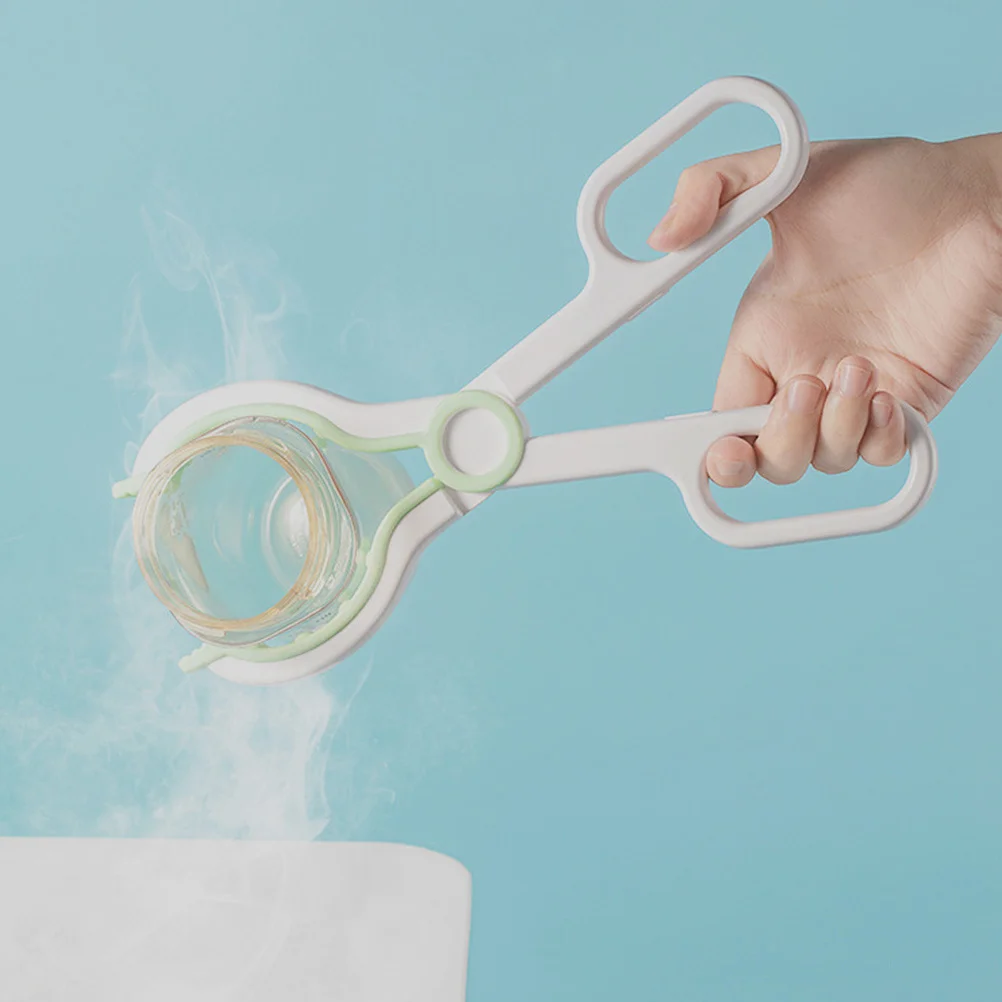 

Bottle Tong Premium Abs Tpe Anti-Scald Feeding-Bottle Clamp Scissor Shape Ergonomic Multi-Function Tool For