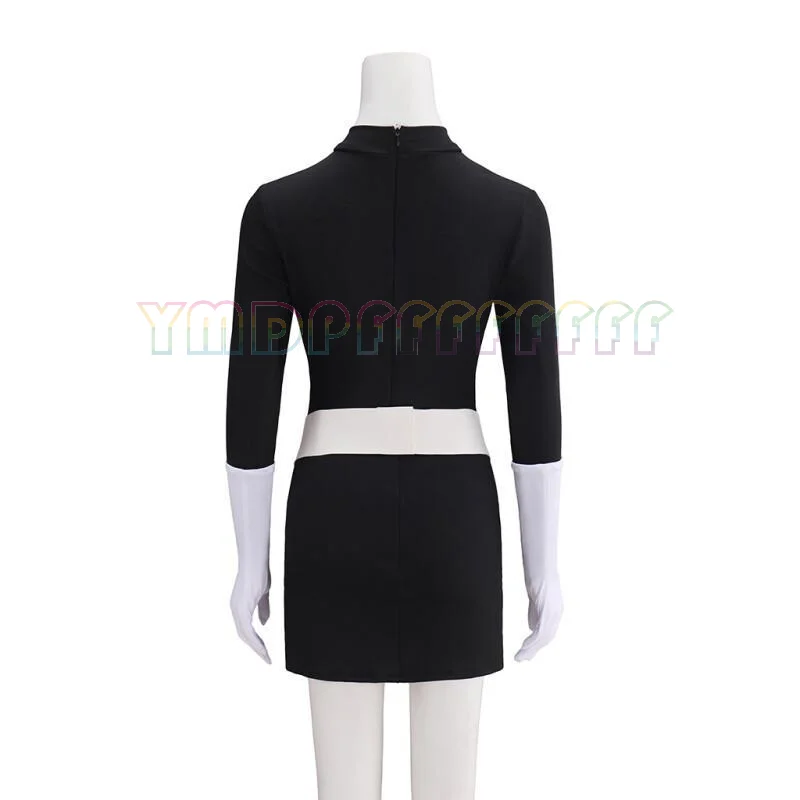 Neuartige Anime-Team-Rocket-Cosplay-Kostüme für Männer und Frauen in Schwarz, schwarze Uniformmützen, Halloween-Partykostüme, Osterkostüme – Detail 9