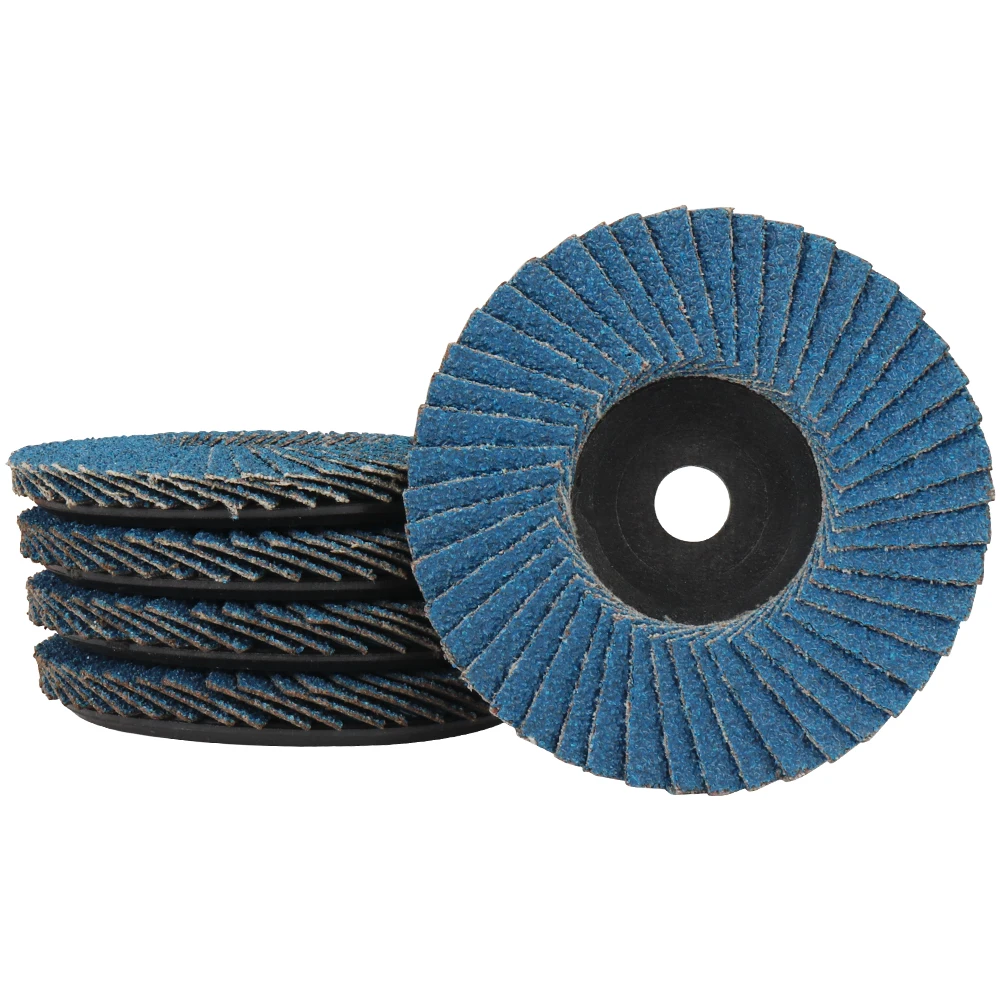 NuoDunco 3 Stück 75 mm flache Fächerscheiben 3 Zoll Schleifscheiben Mini-Winkelschleifer-Zubehör Schleifscheiben zum Polieren von Metall und Holz – Detail 6