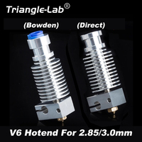C Trianglelab all-metal 3.0 v6 hotend For 3.0mm J-head Hotend HeatSink heater block heat break V6 NOZZLE for 2.85 3.0 filament