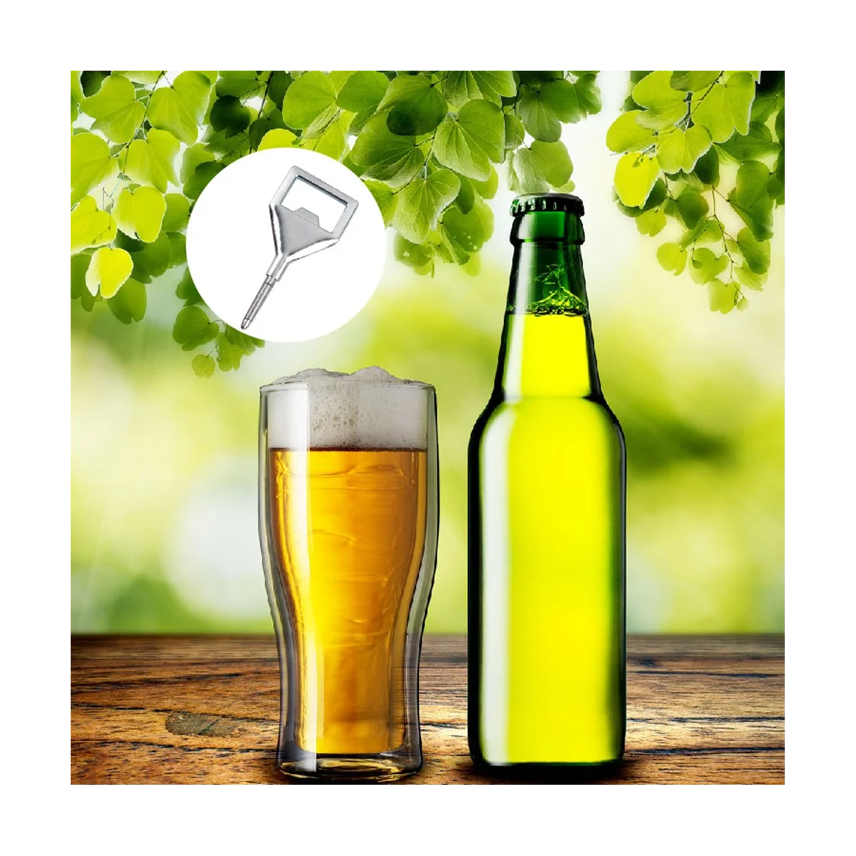 Garrafas de metal abridor Kits, DIY, em branco, aço inoxidável, inserção de cerveja, abridor quadrado, 8 Pack