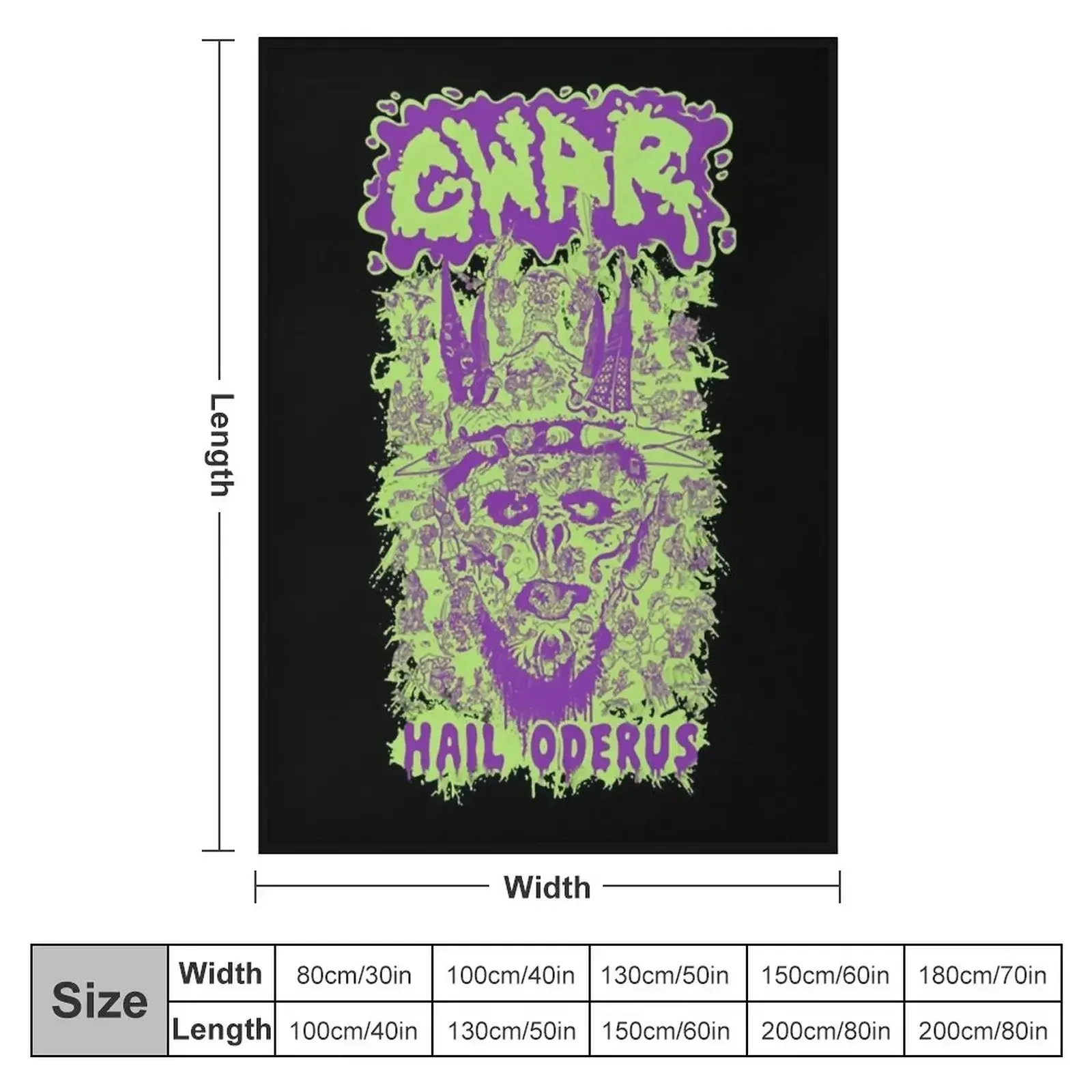 Maybe This Is Something That You Feel Very Liked About Gwar Band Throw Blanket blankets ands Sleeping Bag Blankets