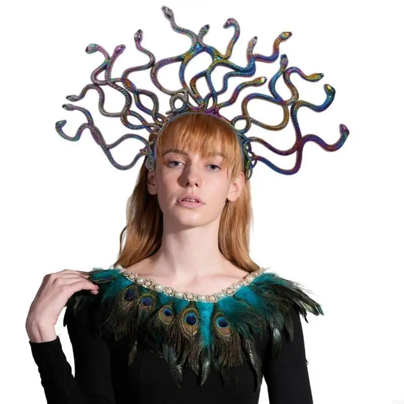 توجيه الشعر الأساطير اليونانية Hairband لعشاق الأزياء الهالوين أغطية رأس #5