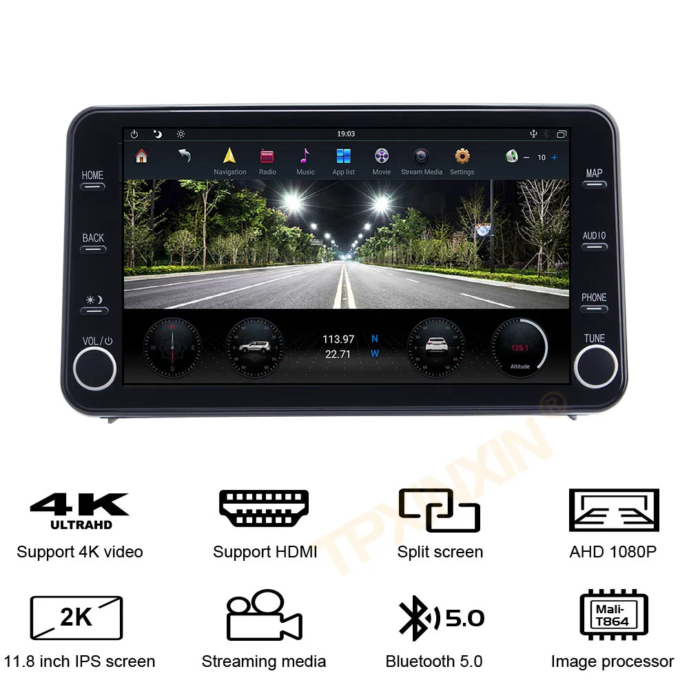 For Toyota Levin 2019 2020 Android Car Radio 2Din Stereo Receiver Autoradio Multimedia Player GPS Navi Head Unit Screen